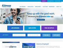Tablet Screenshot of expresspros.com